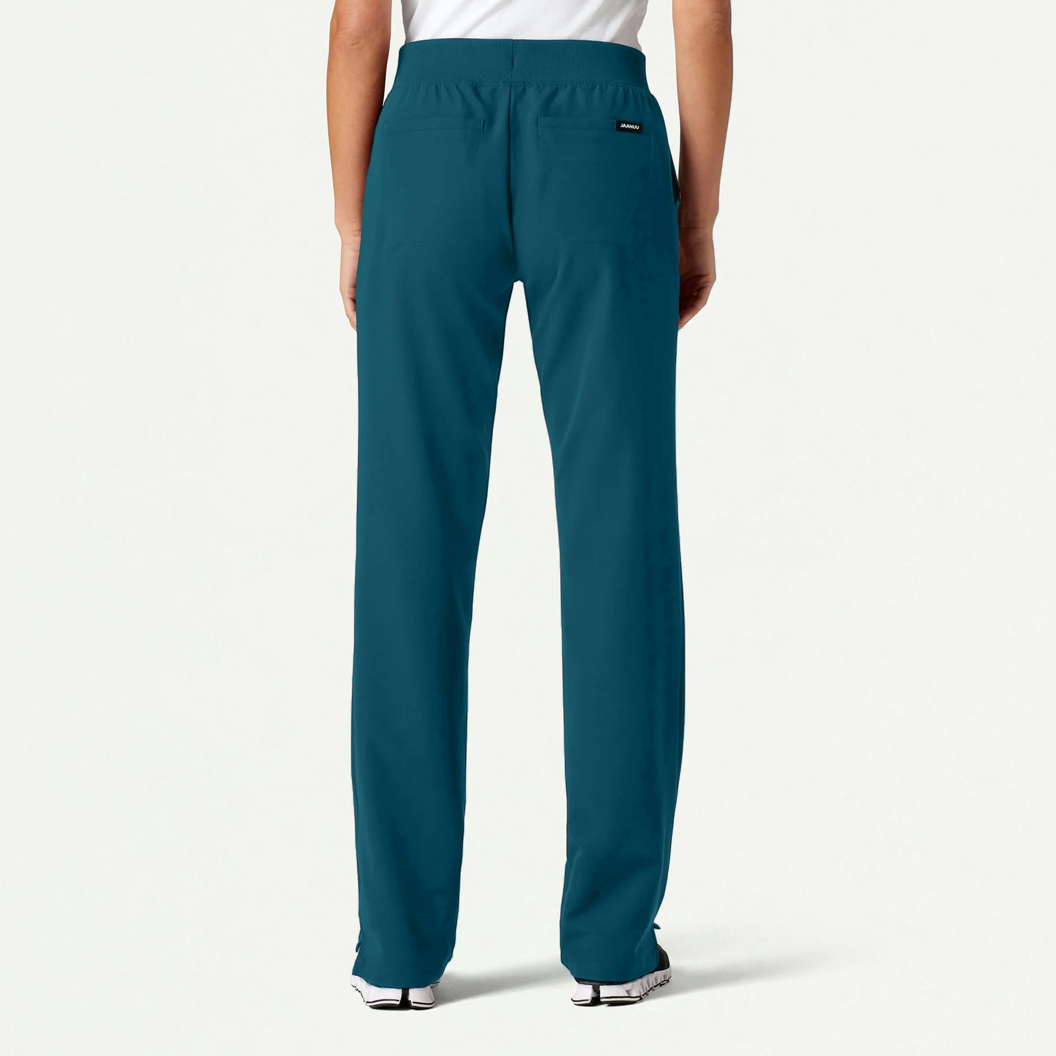 Xenos Essential Knit-Waist Scrub Pant - Caribbean Blue - Image 4