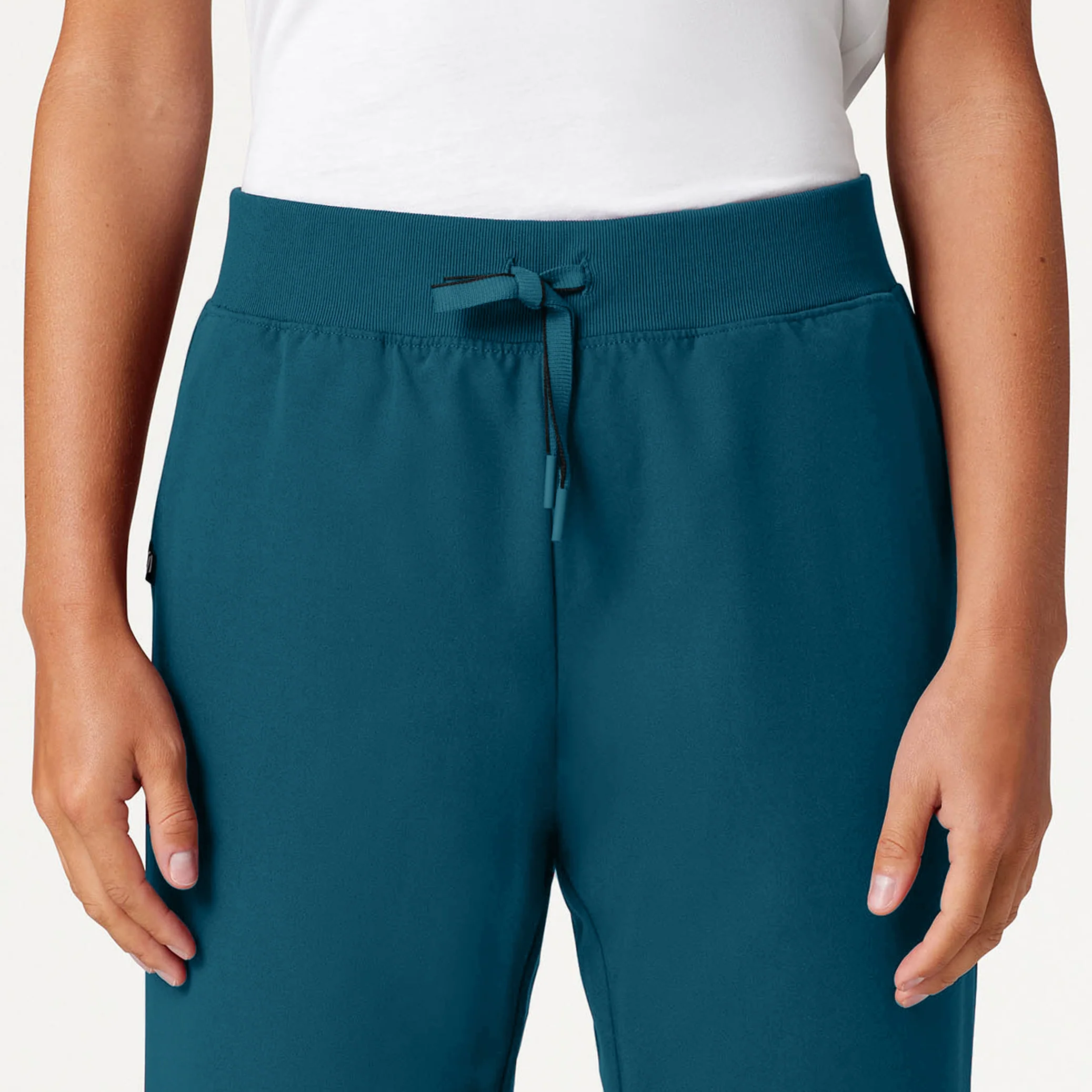Xenos Essential Knit-Waist Scrub Pant - Caribbean Blue - Image 5