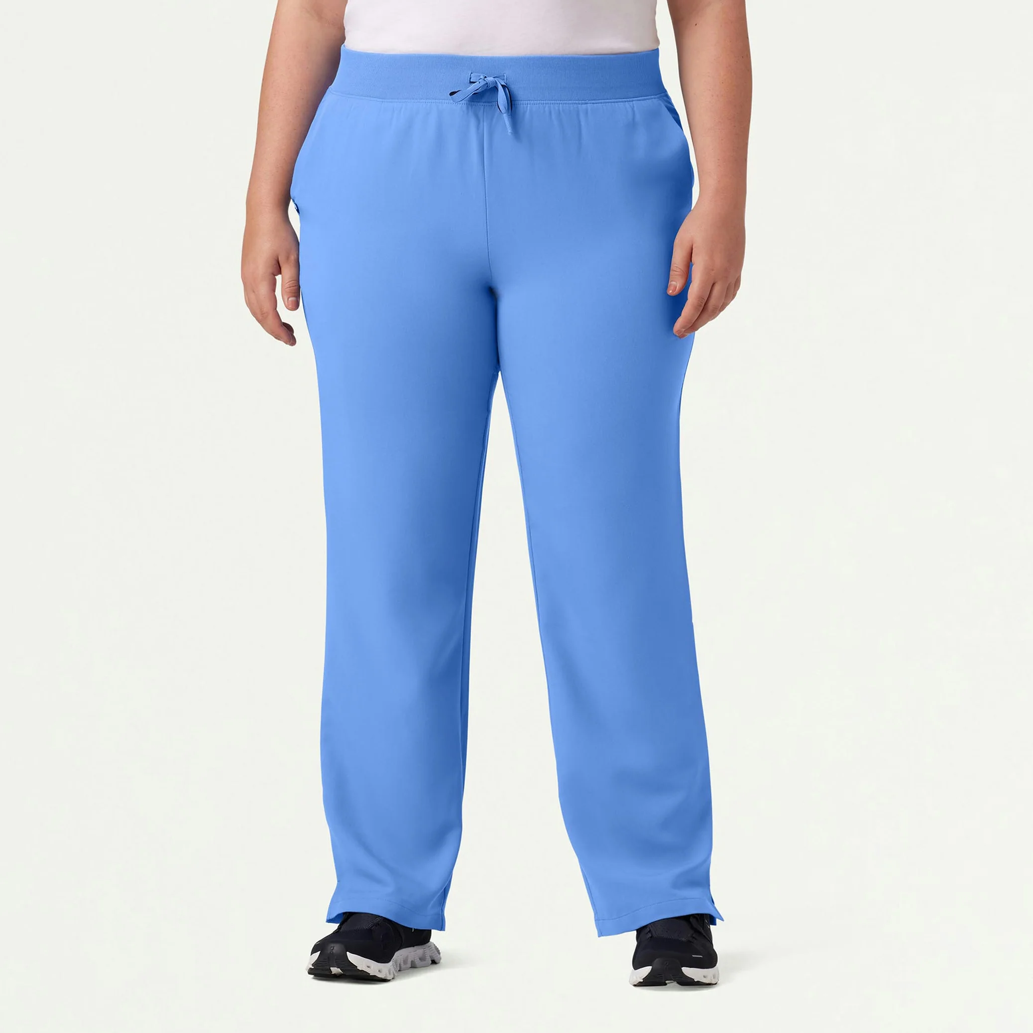 Xenos Essential Knit-Waist Scrub Pant - Ceil Blue - Image 9