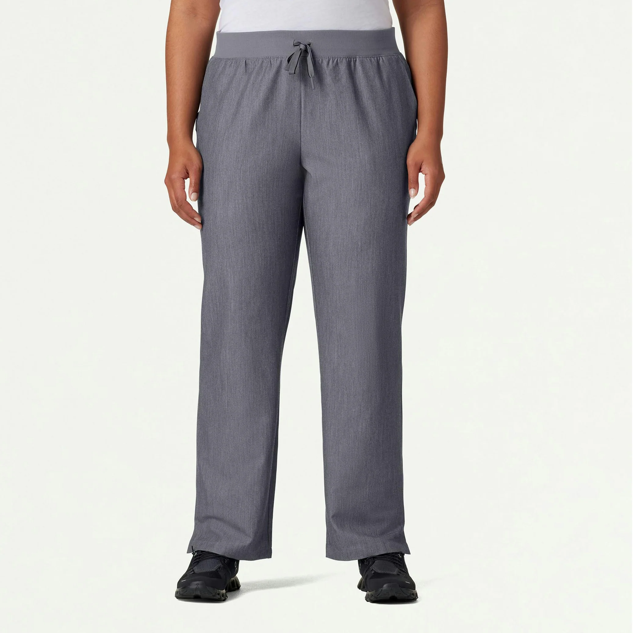Xenos Essential Knit-Waist Scrub Pant - Heather Gray - Image 7