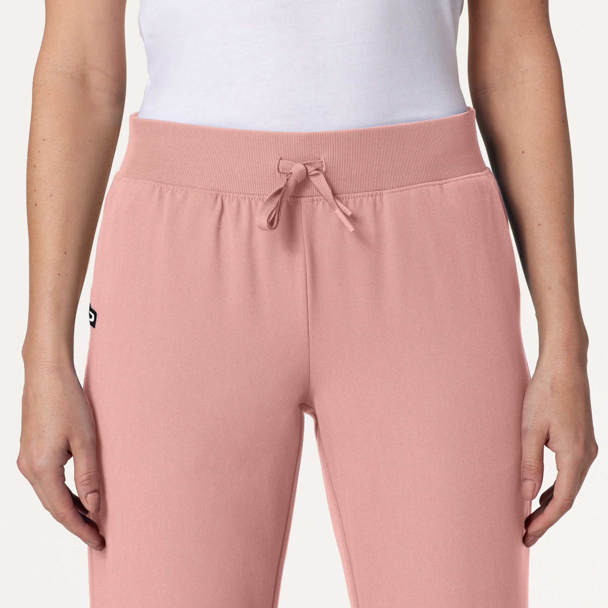 Xenos Essential Knit-Waist Scrub Pant - Mauve - Image 5
