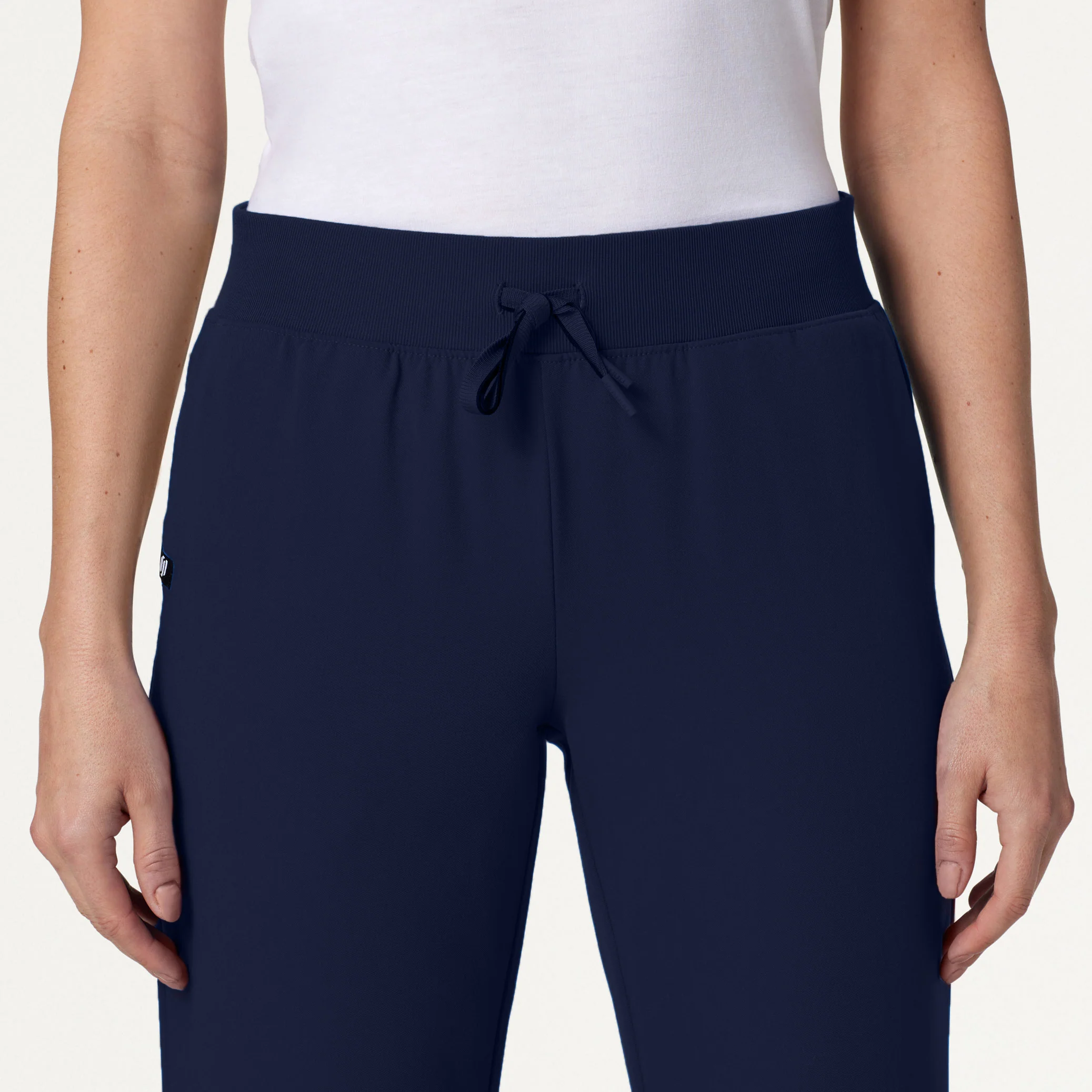 Xenos Essential Knit-Waist Scrub Pant - Midnight Navy - Image 5