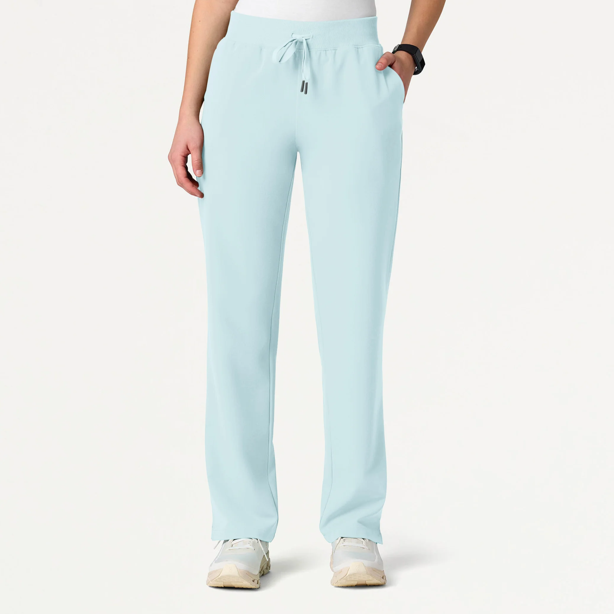 Xenos Essential Knit-Waist Scrub Pant - Sky Blue - Image 2