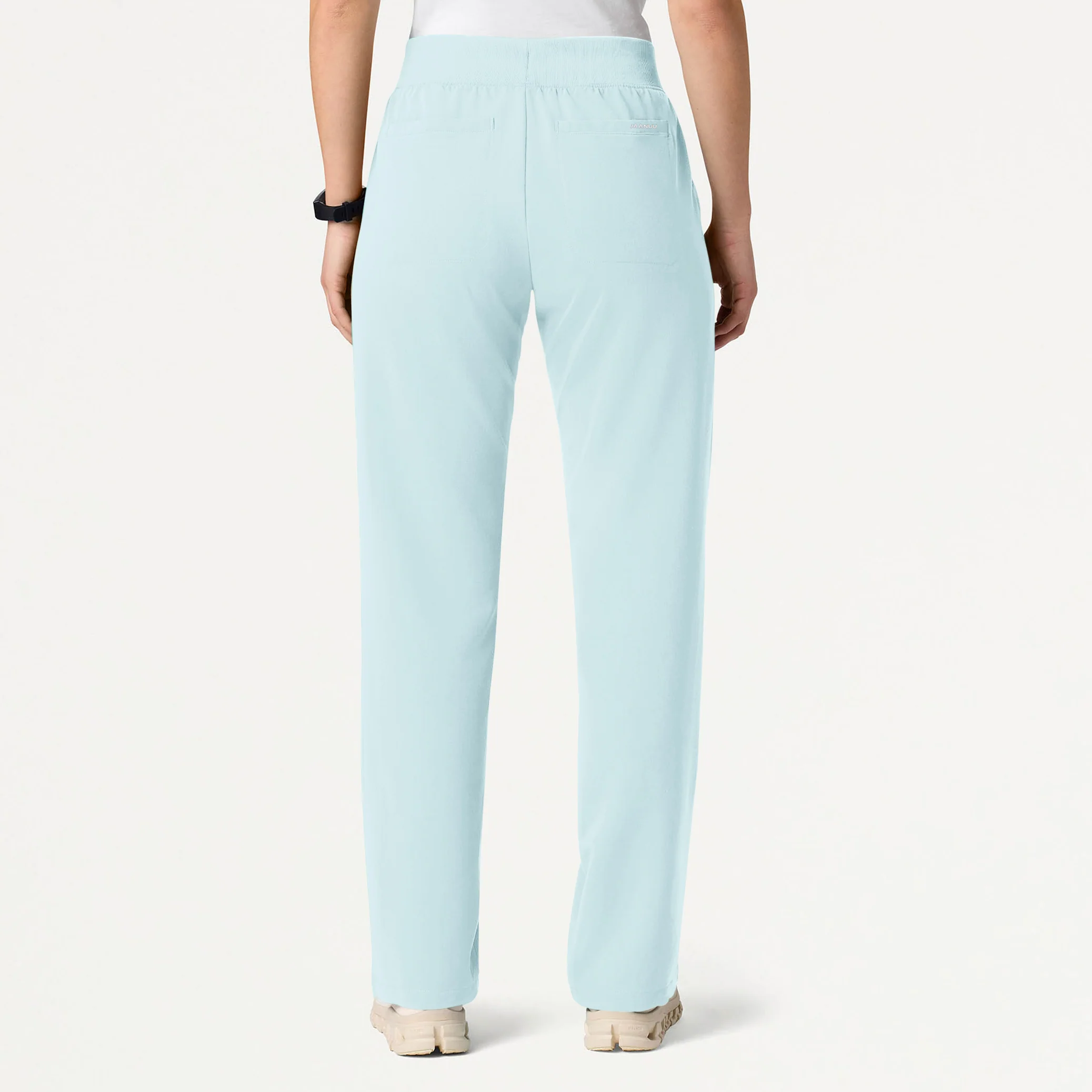Xenos Essential Knit-Waist Scrub Pant - Sky Blue - Image 5
