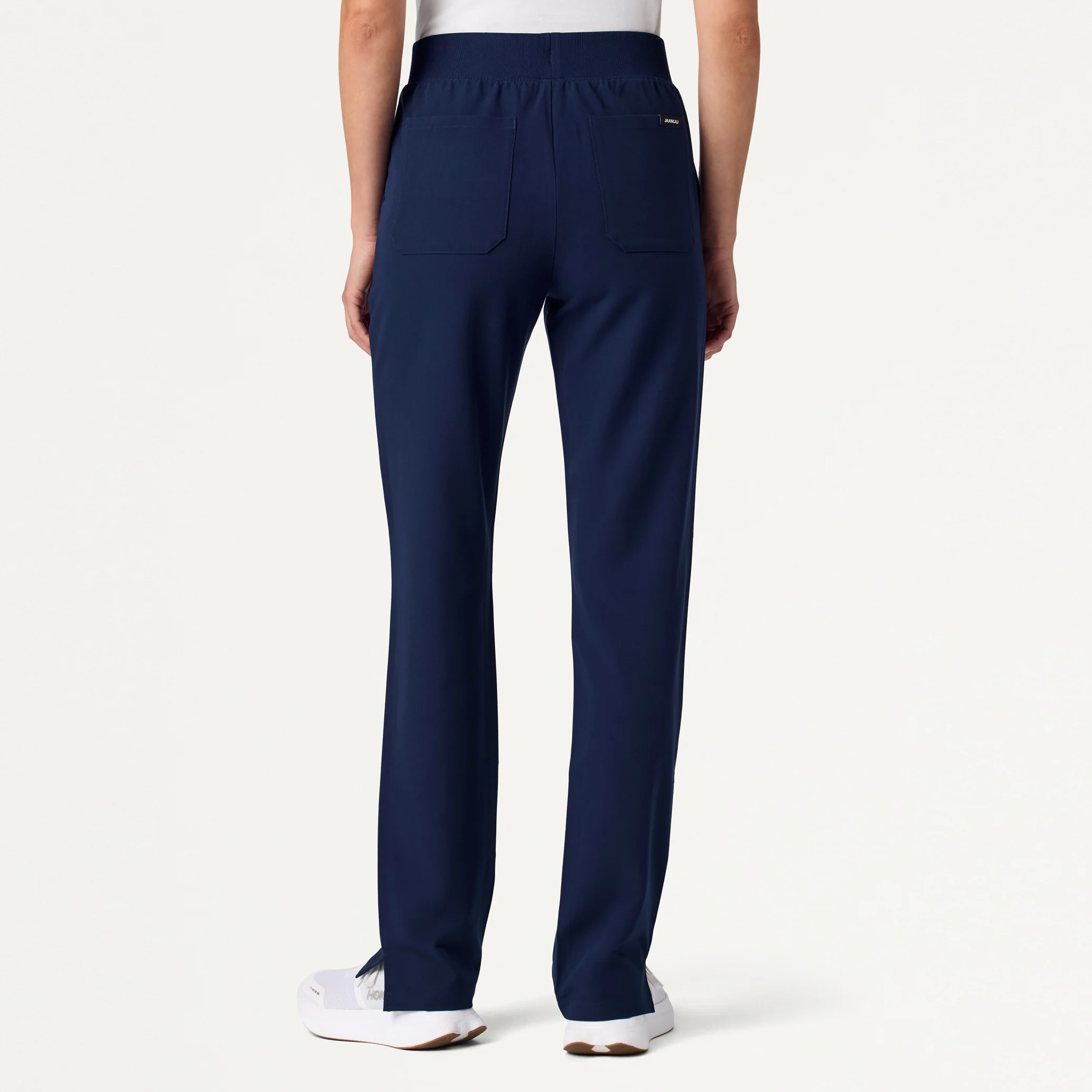Xenos Slim Knit-Waist Scrub Pant - Midnight Navy - Image 4