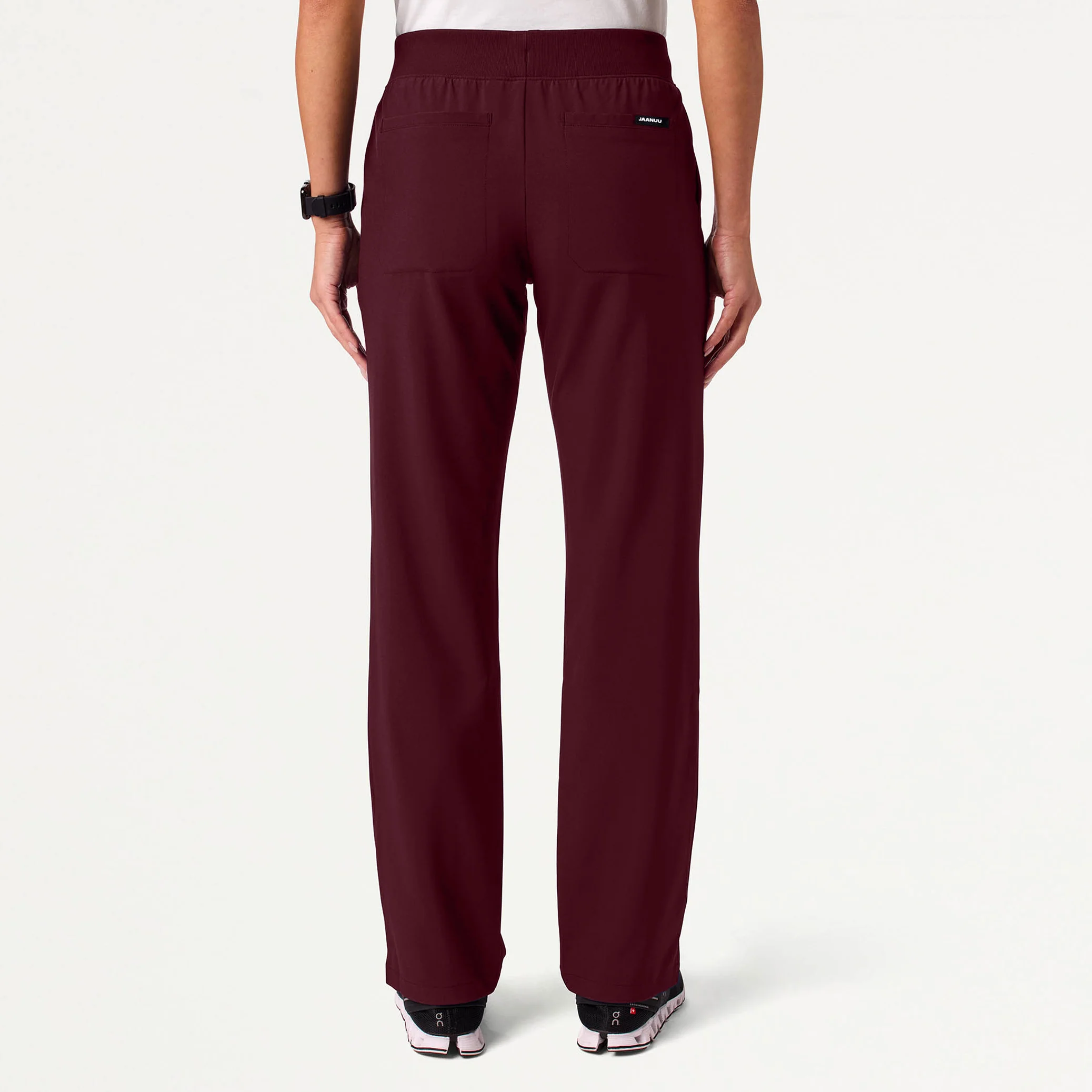 Xenos UltraLITE™ Knit-Waist Scrub Pant - Burgundy - Image 5