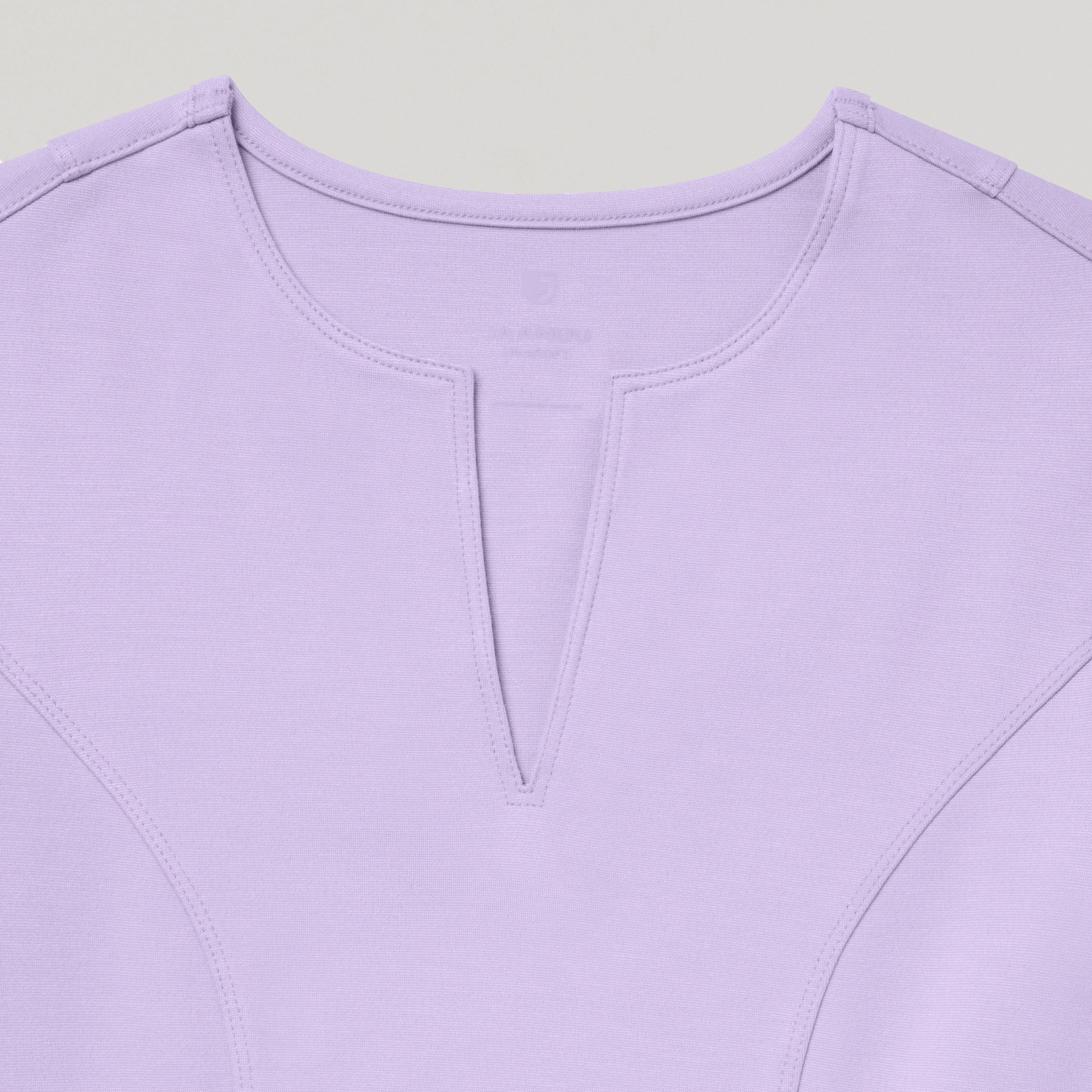 Zoe Slim 3/4-Sleeve UltraSOFT™ Scrub Top - Lavender - Image 5